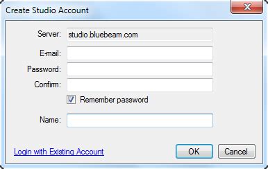 Create a Studio Account .